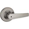imageKwikset Delta Interior Passage Door Handle Lever For Closet and Hallway Doors Reversible NonLocking Handle Lever Satin ChromeAntique Nickel