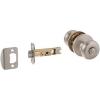 imageKwikset Hancock Interior Privacy Door Knob with Lock Door Handle For Bathroom and Bedroom Satin Nickel Keyless Turn Lock Doorknob with Microban Protection