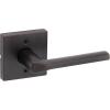 imageKwikset Lisbon Interior Privacy Door Handle with Lock Door Lever For Bathroom and Bedroom Polished Chrome Reversible Keyless Push Button Lock Door LeverVenetian Bronze