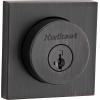 imageKwikset Halifax Deadbolt Lock Venetian Bronze Square Exterior Keyed Front Entry Door Pick Resistant SmartKey Rekey Security Single Cylinder Dead Bolt with Microban Protection