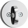 imageKwikset Milan Deadbolt Lock Satin Nickel Round Exterior Keyed Front Entry Door Pick Resistant SmartKey Rekey Security Single Cylinder Dead Bolt with Microban ProtectionPolished Chrome