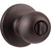 imageKwikset Polo Interior Privacy Door Knob with Lock Door Handle For Bathroom and Bedroom Venetian Bronze Keyless Turn Lock DoorknobVenetian Bronze