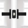 imageKwikset Tripoli Lever Interior Privacy Door Handle with Lock Door Lever For Bathroom and Bedroom Polished Chrome Reversible Keyless Turn LockMatte Black