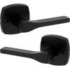imageKwikset Tripoli Lever Interior Privacy Door Handle with Lock Door Lever For Bathroom and Bedroom Polished Chrome Reversible Keyless Turn LockMatte Black