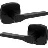 imageKwikset Tripoli Lever Interior Privacy Door Handle with Lock Door Lever For Bathroom and Bedroom Polished Chrome Reversible Keyless Turn LockMatte Black
