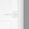 imageKwikset Tripoli Lever Interior Privacy Door Handle with Lock Door Lever For Bathroom and Bedroom Polished Chrome Reversible Keyless Turn LockPolished Chrome