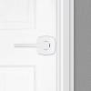 imageKwikset Tripoli Lever Interior Privacy Door Handle with Lock Door Lever For Bathroom and Bedroom Polished Chrome Reversible Keyless Turn LockPolished Chrome