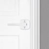 imageKwikset Tripoli Lever Interior Privacy Door Handle with Lock Door Lever For Bathroom and Bedroom Polished Chrome Reversible Keyless Turn LockPolished Chrome