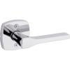 imageKwikset Tripoli Lever Interior Privacy Door Handle with Lock Door Lever For Bathroom and Bedroom Polished Chrome Reversible Keyless Turn LockPolished Chrome