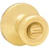 imageKwikset Tylo Interior Privacy Door Knob with Lock Door Handle For Bathroom and Bedroom Satin Chrome Keyless Turn Lock DoorknobPolished Brass
