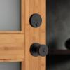 imageKwikset 991 Pismo Keyed Entry Knob and Single Cylinder Deadbolt Combo Pack Featuring SmartKey in Matte BlackMatte Black