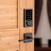 imageKwikset 99160017 SmartCode 916 Contemporary Smart Lock Touchscreen Electronic Deadbolt Front Door Lock with SmartKey Security and ZWave Plus in Venetian Bronze