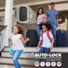 imageKwikset Aura Reach Smart Lock Matter and Bluetooth Enabled Keyless Entry Door Lock Deadbolt Proximity Wakeup Geofence AutoUnlock Satin NickelMatte Black