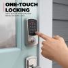 imageKwikset Aura Reach Smart Lock Matter and Bluetooth Enabled Keyless Entry Door Lock Deadbolt Proximity Wakeup Geofence AutoUnlock Satin NickelSatin Nickel
