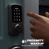 imageKwikset Aura Reach Smart Lock Matter and Bluetooth Enabled Keyless Entry Door Lock Deadbolt Proximity Wakeup Geofence AutoUnlock Satin NickelSatin Nickel