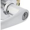 imageKwikset Delta Entry Door Handle with Lock and Key Secure Keyed Reversible Lever Exterior Doorlock For Front Entrance and Bedrooms Satin Chrome Pick Resistant Smartkey Rekey SecuritySatin Chrome