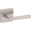 imageKwikset Montreal Interior Passage Door Handle Lever For Closet and Hallway Doors Reversible NonLocking Handle Lever Satin NickelSatin Nickel
