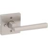 imageKwikset Montreal Interior Passage Door Handle Lever For Closet and Hallway Doors Reversible NonLocking Handle Lever Satin NickelSatin Nickel