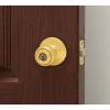 imageKwikset 400P 3 CP Polo Entry Knob Polished BrassPolished Brass