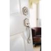 imageKwikset 687BWLIP26DS Belleview Single Cylinder Exterior Handleset SmartKey with RCAL Latch and RCS Strike Satin Chrome Finish