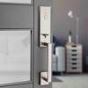 imageKwikset 819VNHLIP15 Dummy Vancouver Exterior Handleset Satin Nickel Finish