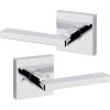 imageKwikset 91570002 Halifax Slim Square HalfDummy Lever in Polished ChromePolished Chrome