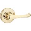 imageKwikset 92001523 Dorian Hall and Closet Lever in Polished Brass