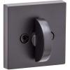 imageKwikset Halifax Square Rose Single Cylinder Deadbolt SmartKey with 6AL Latch and Square Corner Round Corner Strikes  Matte Black