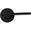 imageKwikset Ladera Dummy Door Handle Single Sided Lever for Closets French Double Doors and Pantry Matte Black NonTurning Right Handed Interior PushPull Lever