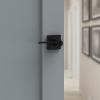 imageKwikset Ladera Entry Door Handle with Lock and Key Secure Keyed Reversible Lever Exterior Doorlock For Front Entrance and Bedrooms Matte Black Pick Resistant Smartkey Rekey Security