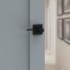 imageKwikset Ladera Entry Door Handle with Lock and Key Secure Keyed Reversible Lever Exterior Doorlock For Front Entrance and Bedrooms Matte Black Pick Resistant Smartkey Rekey Security