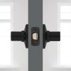 imageKwikset Ladera Interior Passage Door Handle Lever For Closet and Hallway Doors Reversible NonLocking Handle Lever Matte Black