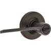 imageLadera Round Keyed Entry Lever featuring SmartKey Security in Venetian Bronze
