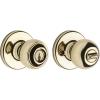 imageKwikset 400P 3 CP Polo Entry Knob Polished BrassPolished Brass