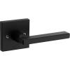 imageKwikset 91570002 Halifax Slim Square HalfDummy Lever in Polished ChromeMatte Black