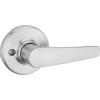 imageKwikset Delta Dummy Door Handle Single Sided Lever for Closets French Double Doors and Pantry Satin Chrome NonTurning Reversible Interior PushPull LeverSatin Chrome