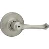 imageKwikset Dorian BedBath Lever in Satin Nickel