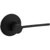 imageKwikset Ladera Interior Passage Door Handle Lever For Closet and Hallway Doors Reversible NonLocking Handle Lever Matte Black