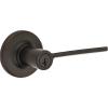 imageLadera Round Keyed Entry Lever featuring SmartKey Security in Venetian Bronze