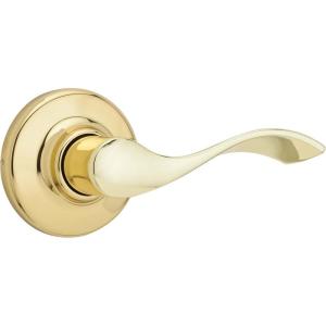 imageKWIKSET 200BL 3 6AL RCS Balboa Passage Lever Us3 Polished Brass  2464407