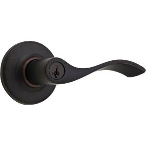 imageKwikset 405BL11P Balboa Entry Door Locks Venetian Bronze Finish