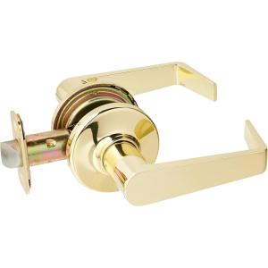 imageKwikset 721KNL3 Kingston Light Commercial Passage Door Lock Bright Brass Finish