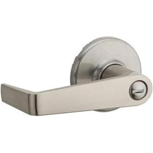 imageKwikset 733KNL15 Kingston Light Commercial Privacy Door Lock Satin Nickel Finish