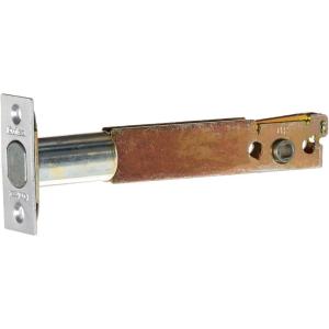 imageKwikset 8273026 5 Square Deadbolt Latch Bright Chrome Finish