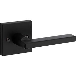imageKwikset 91570002 Halifax Slim Square HalfDummy Lever in Polished ChromeMatte Black