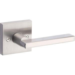 imageKwikset 91570002 Halifax Slim Square HalfDummy Lever in Polished ChromeSatin Nickel