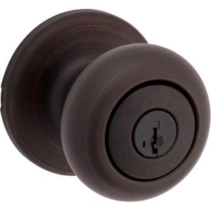 imageKwikset 94002864 Cove Keyed Entry Knob Featuring Smartkey Security In Venetian BronzeVenetian Bronze