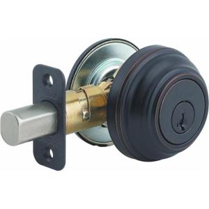 imageKwikset 980 Single Cylinder Deadbolt featuring SmartKey in Venetian BronzeVenetian Bronze