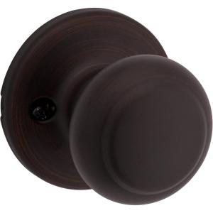 imageKwikset Cove Interior Passage Door Knob Handle For Closet and Hallway Doors NonLocking Doorknob Venetian BronzePack of 1
