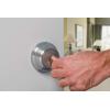 image980 Deadbolt Keyed One Side featuring SmartKey Security in Satin Nickel